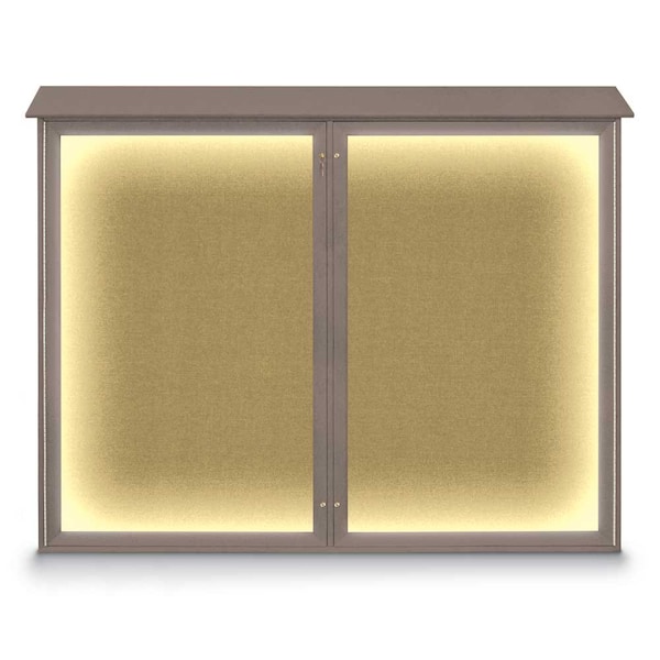 Triple Door Enclosed Indoor Letterboard